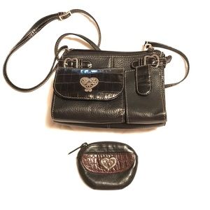Brighton crossbody/organizer & change purse